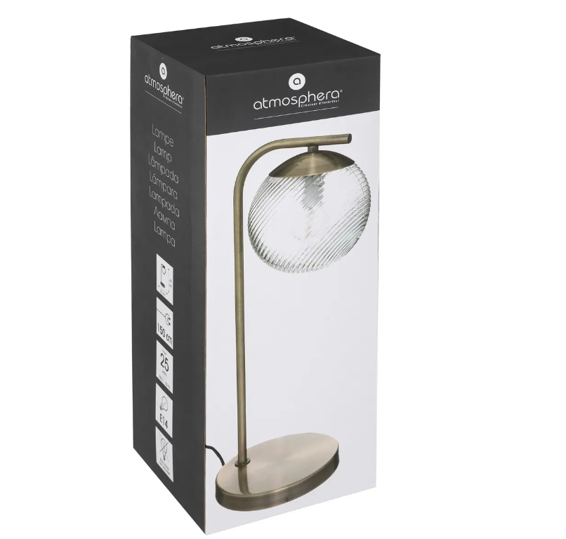 Нощна лампа atmosphera Night, Метал, 45 cm