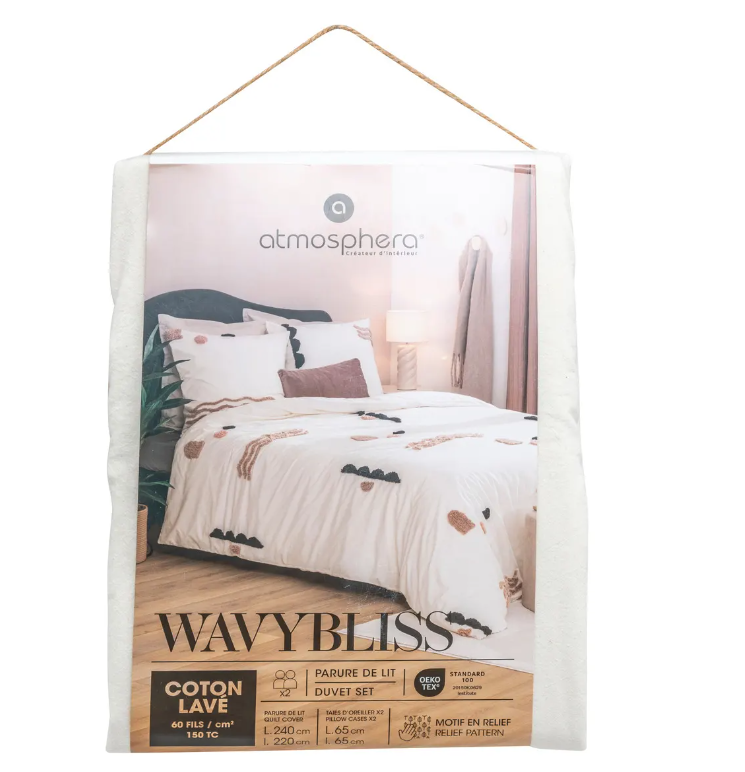 Спален комплект atmosphera Tuft, 240x220 см