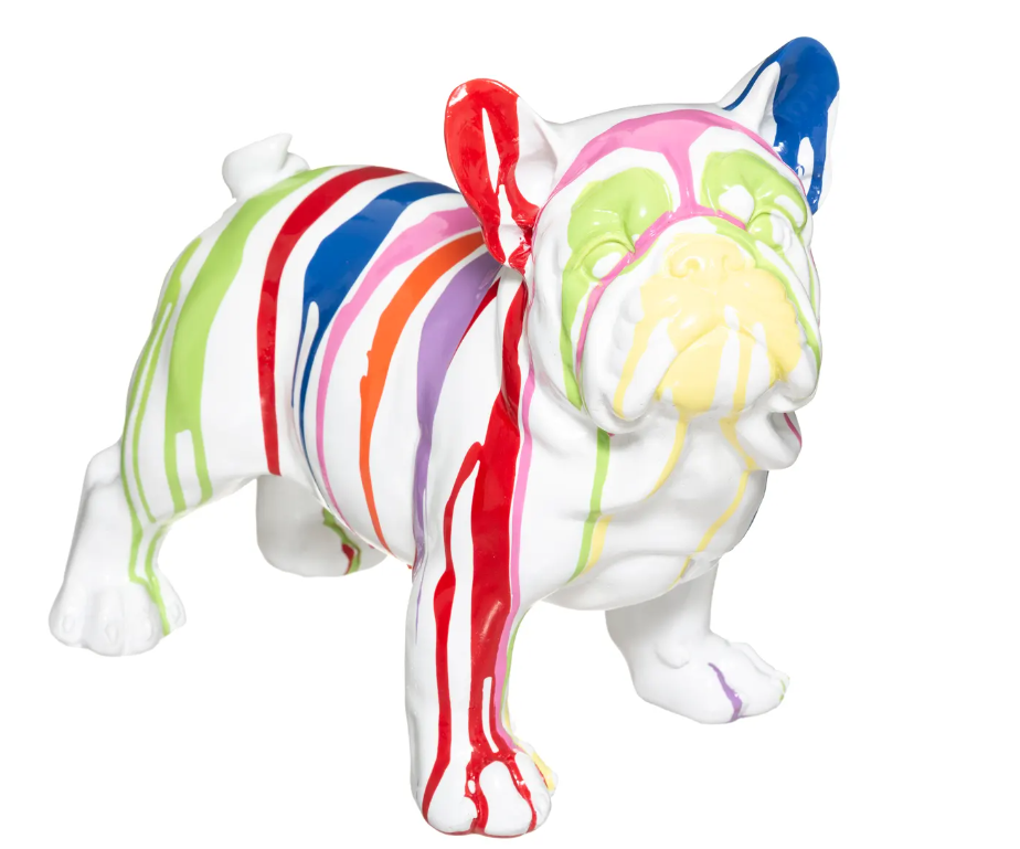 Декоративна фигура atmosphera Chance, Смола, Бял, 26.5 cm