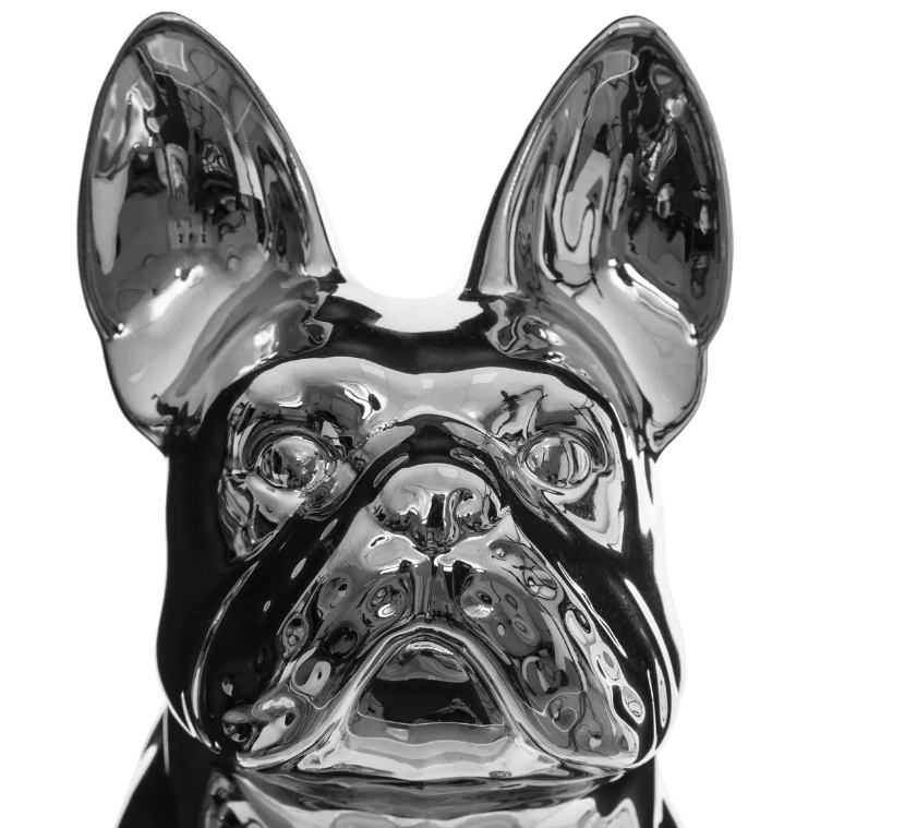 Декоративна фигура atmosphera Eden, Керамика Сребро, 22 cm