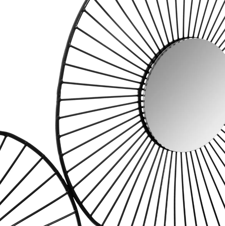 Стенно пано atmosphera Oli, Черен, 64x54 cm