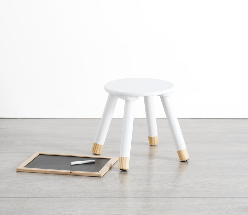 Детски стол atmosphera, MDF, Бял