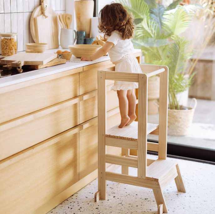 Детска наблюдателна кула монтесори atmosphera Lea, Дърво