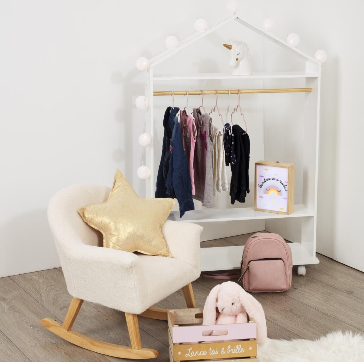 Детски гардероб atmosphera, Колелца, 120 cm