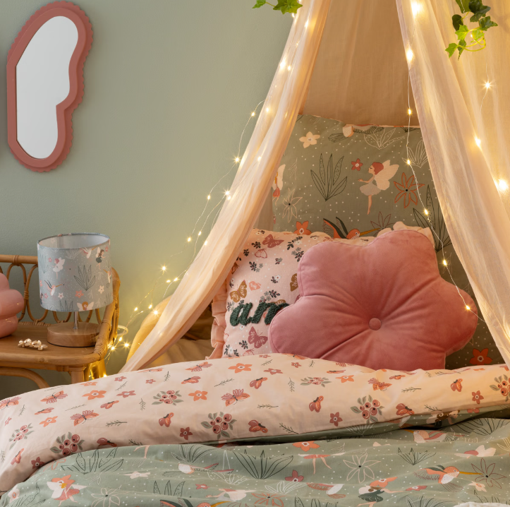 Детска нощна лампа atmosphera Fairy, 21 cm