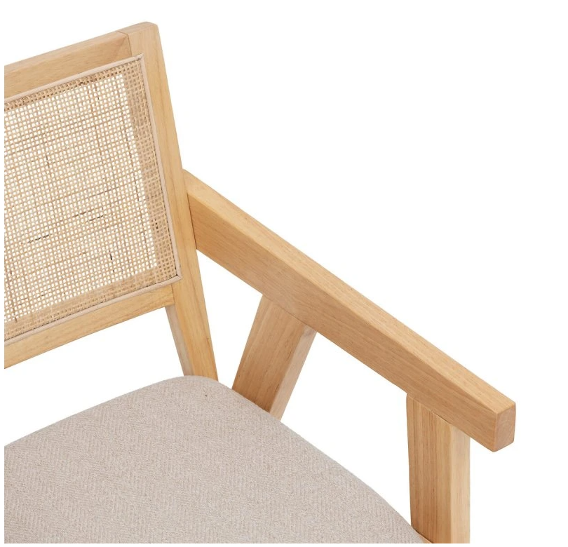 Трапезен стол atmosphera Kolia, Естествен ратан и Хевея