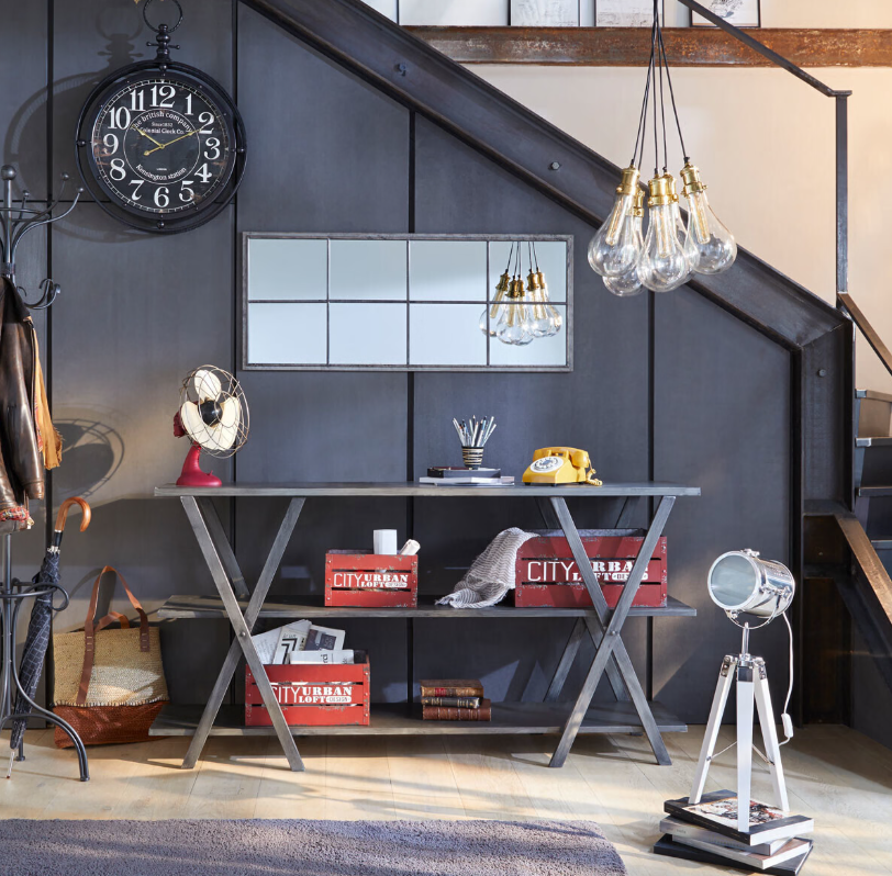 Настолна лампа atmosphera Ebor Tripod, 68 cm