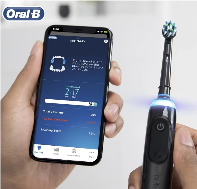 Електрическа четка за зъби Oral-B Genius X, Черен