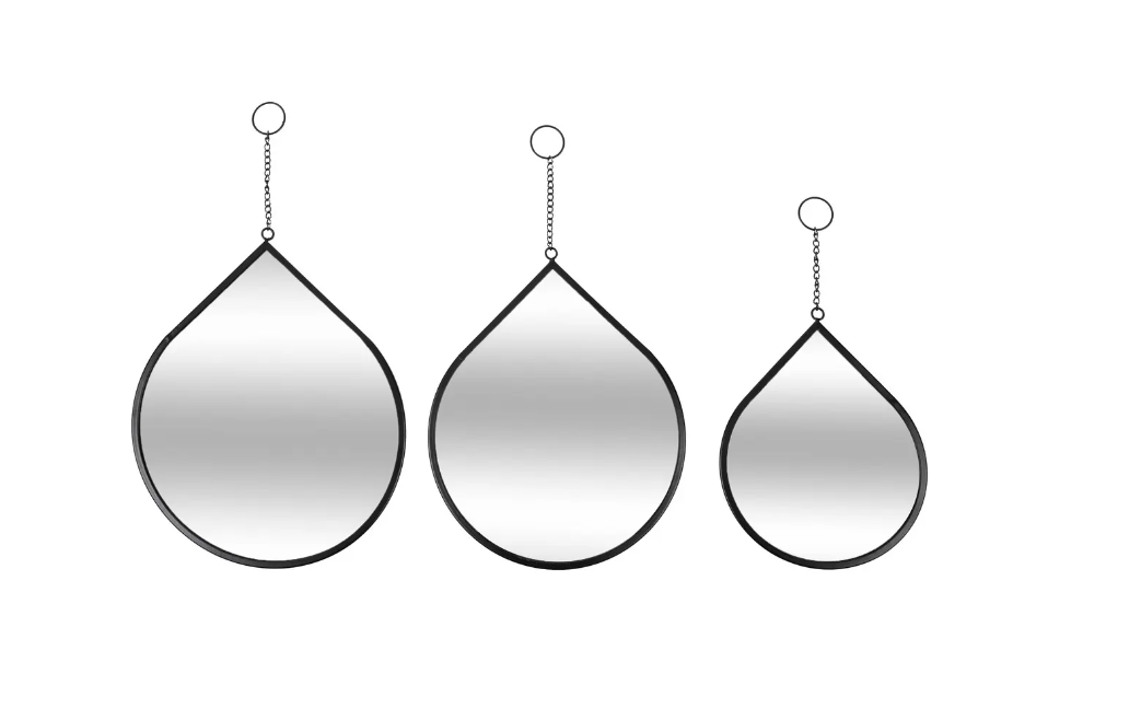 Сет огледала atmosphera, Leny, Черен кант