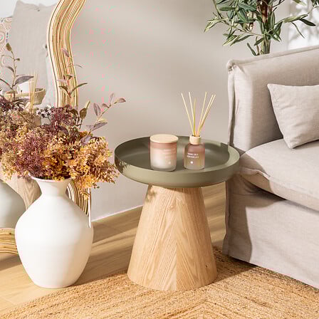 Помощна маса atmosphera Hercyna, MDF, Ø40 см