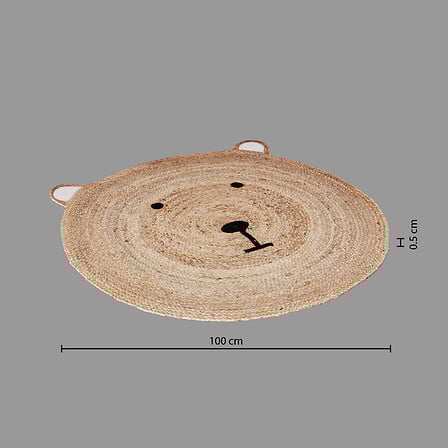 Детски килим Atmosphera Bear, 100 cm