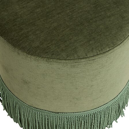 Пуф atmosphera Alanya, Шенил, Каки, Ø37.5 см