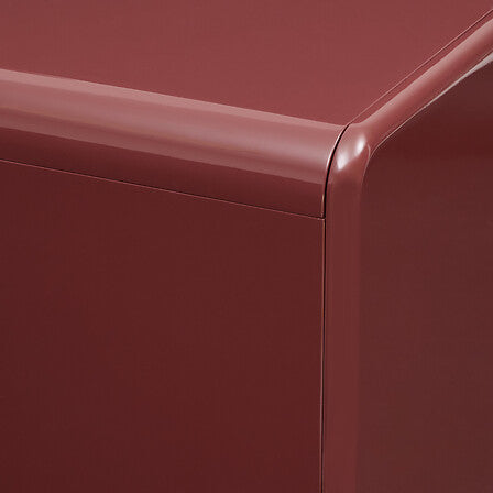 Скрин atmosphera Douglas Gloss, 2 врати, MDF, Бордо, 80 cm