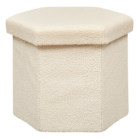 Пуф със съхранение atmosphera Jako, Букле, Сгъваем