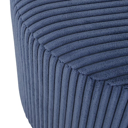 Пуф atmosphera Sylia, Рипсено кадифе, Ø38 cm