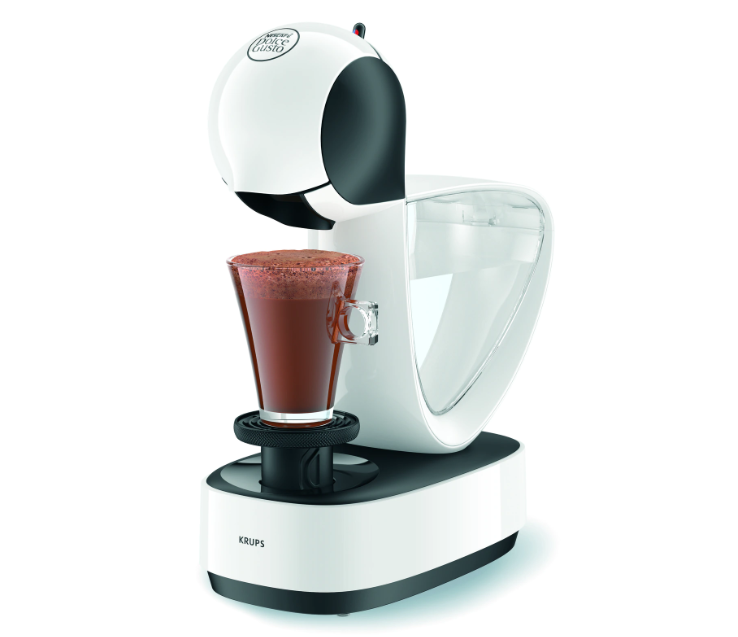 Кафемашина Krups Infinissima KP170131, 1500 W, 15 бара, Функция eco, Резервоар 1.2 л, Бял