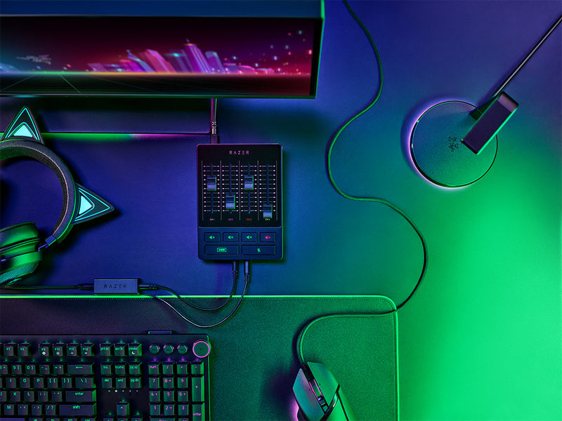 Аудио миксер Razer, Черен