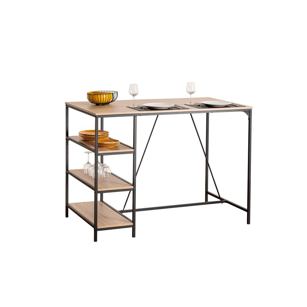 Барна маса 5five Aliaj 140 cm с прибори и съдове