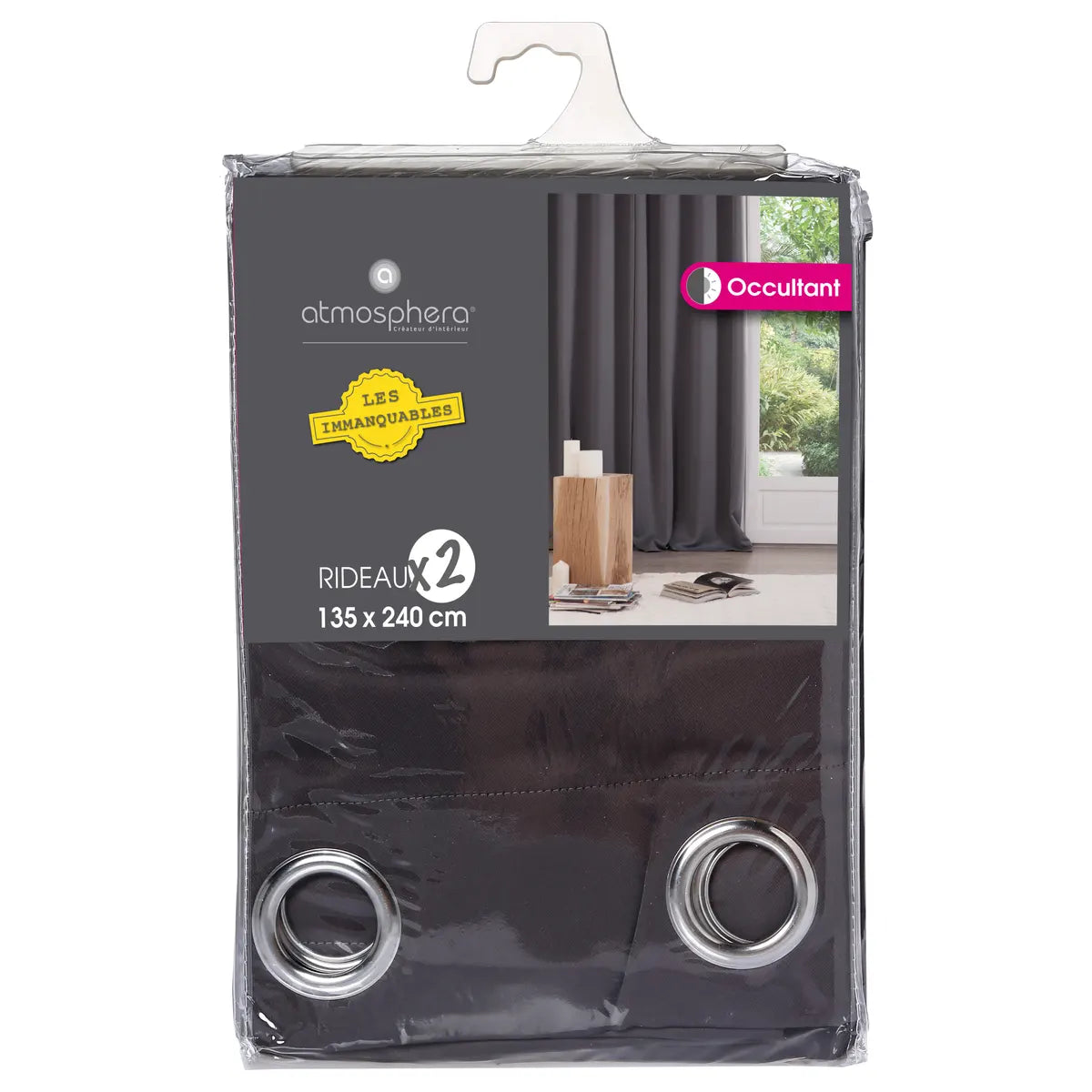 Комплект блекаут завеси atmosphera, 135x240 cm, 2 бр