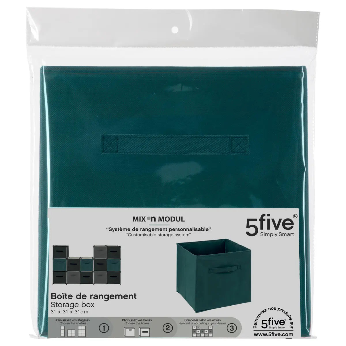 Кутия за съхранение 5five Mix & Modul Entry-level, 31x31 cm