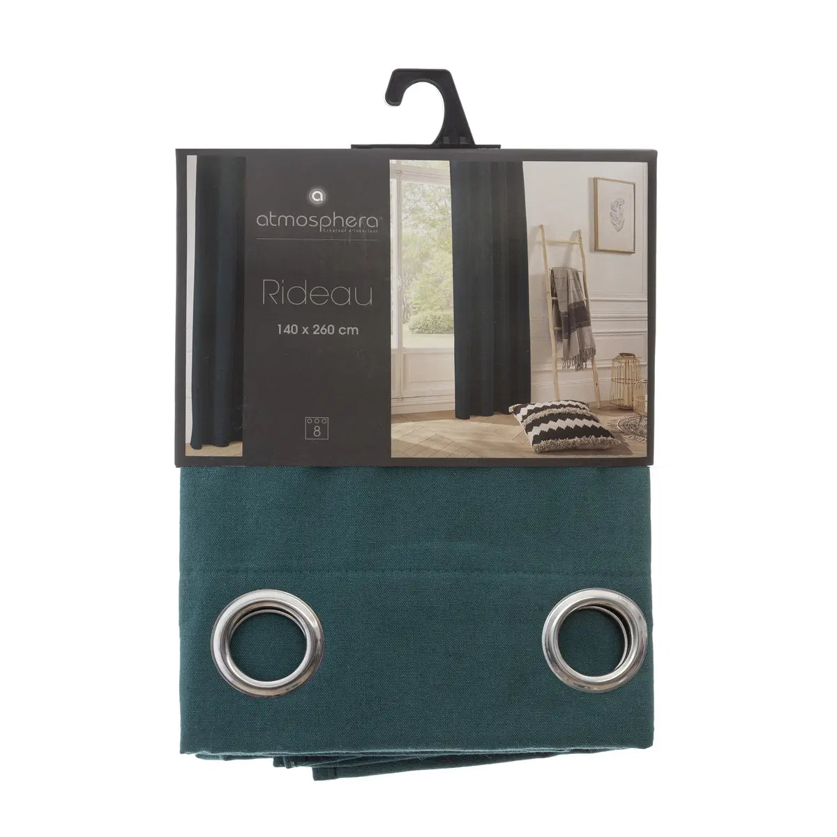 Завеса atmosphera Panama, 140x260 см, Тюркоаз