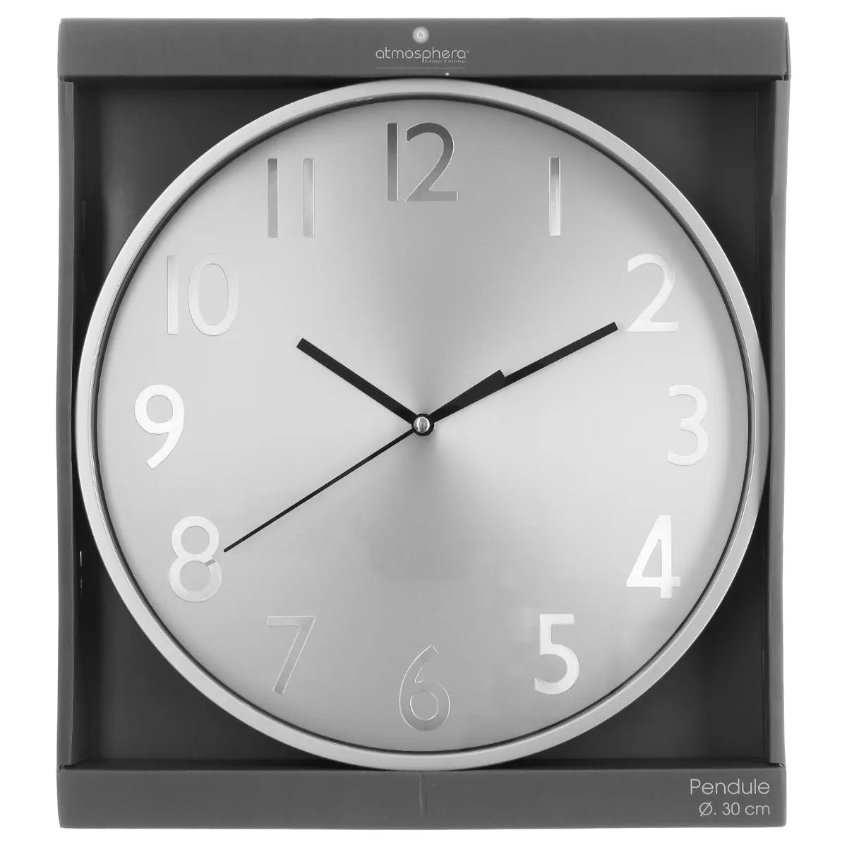 Стенен часовник atmosphera Anae, Ø30 см, Пластмаса и метал