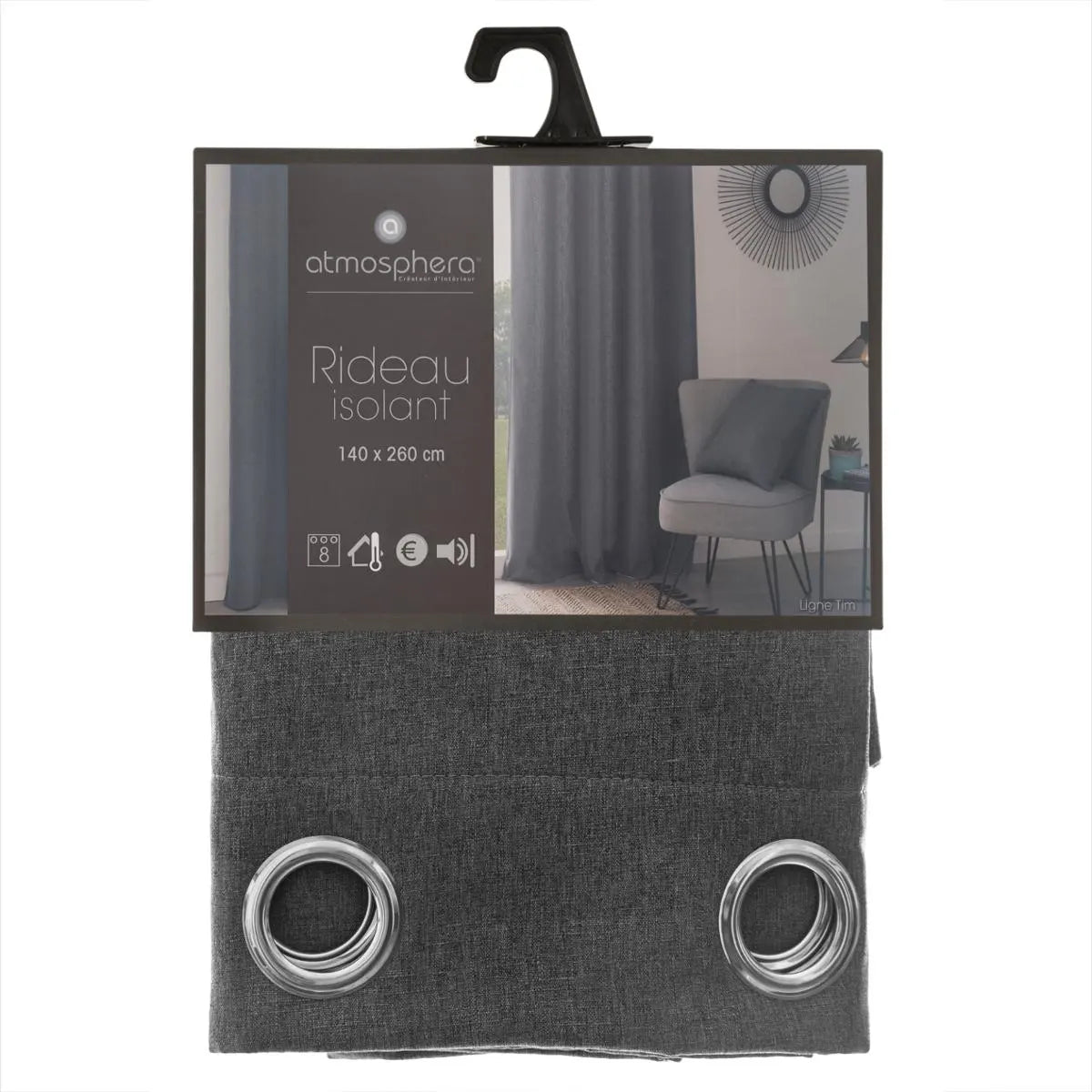 Термо завеса atmosphera Tim, 140x260 cm