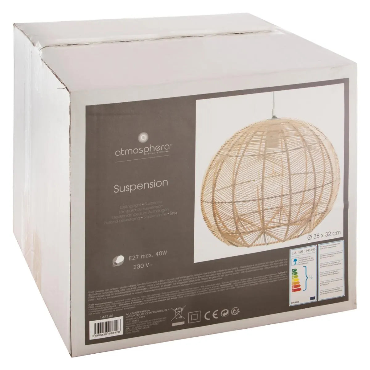 Пендел atmosphera Kita, 38 cm, Ратан