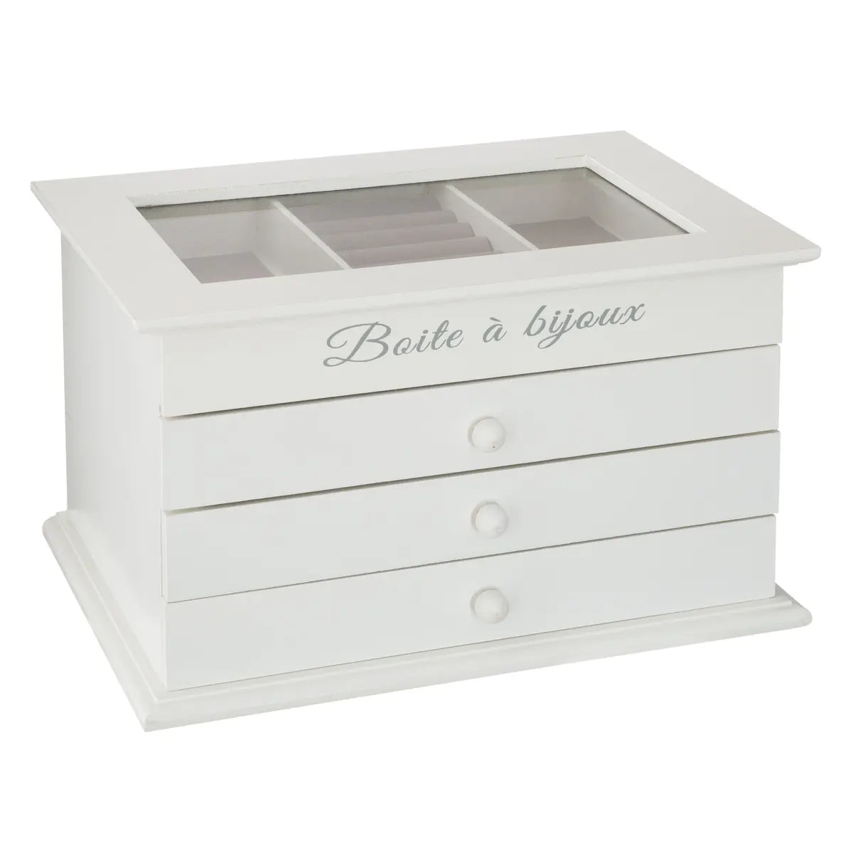 Кутия за съхранение на бижута atmosphera Kristin, 25 cm, MDF