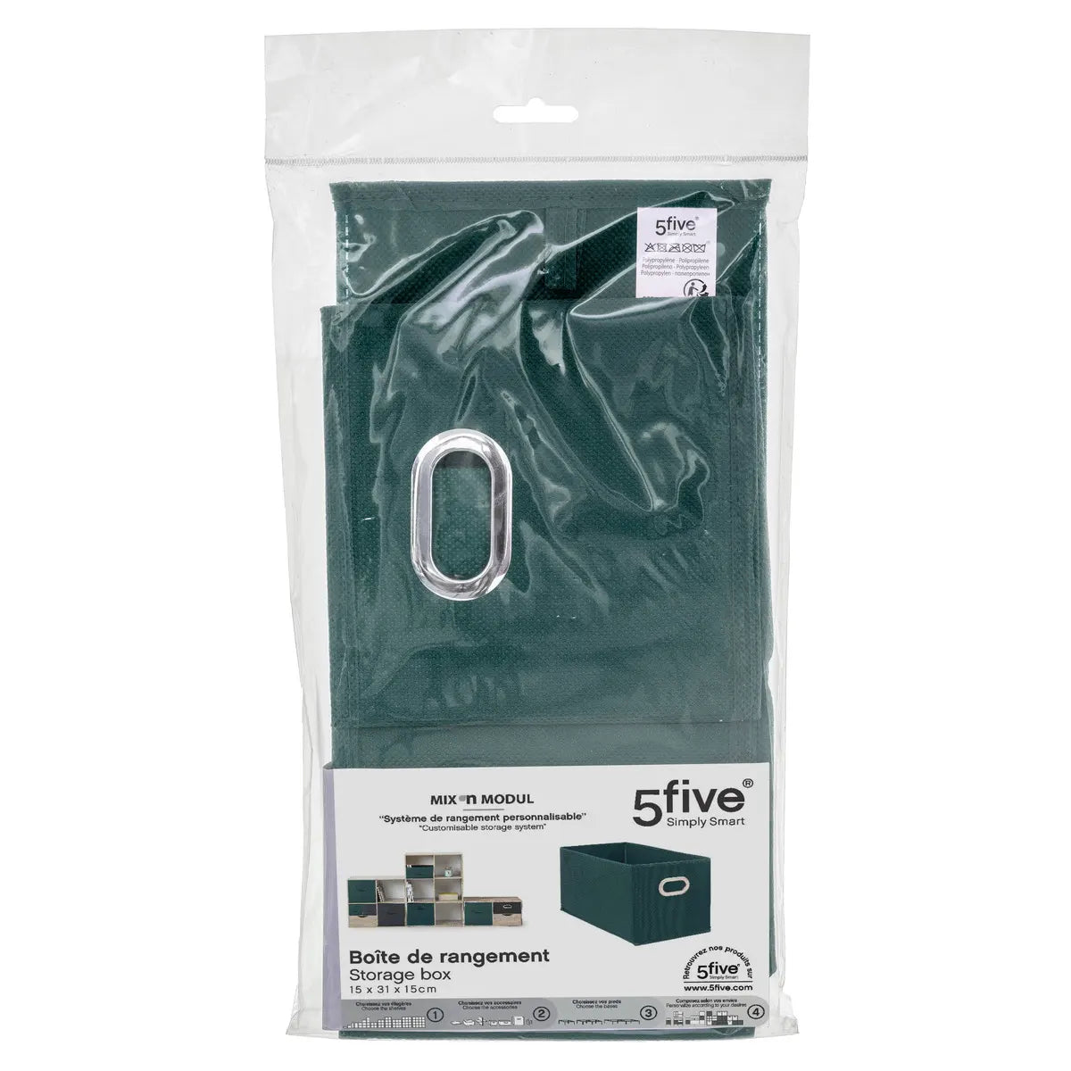 Кутия за съхранение 5five Mix & Modul, Меланж, 15x31 cm