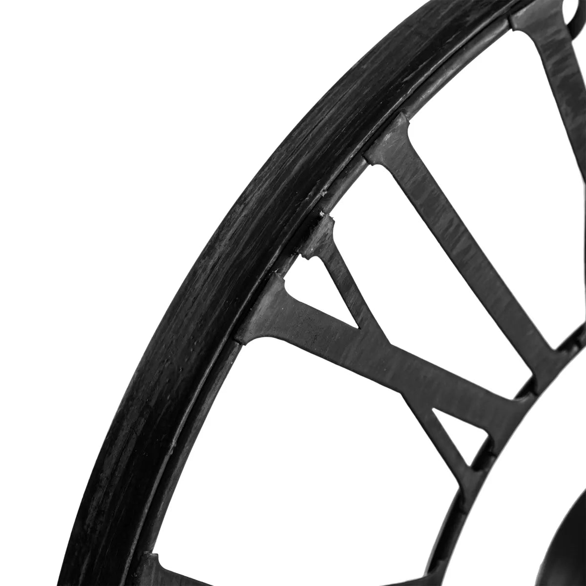 Стенен часовник atmosphera Andras, Винтидж, Ø36 см, Черен метал