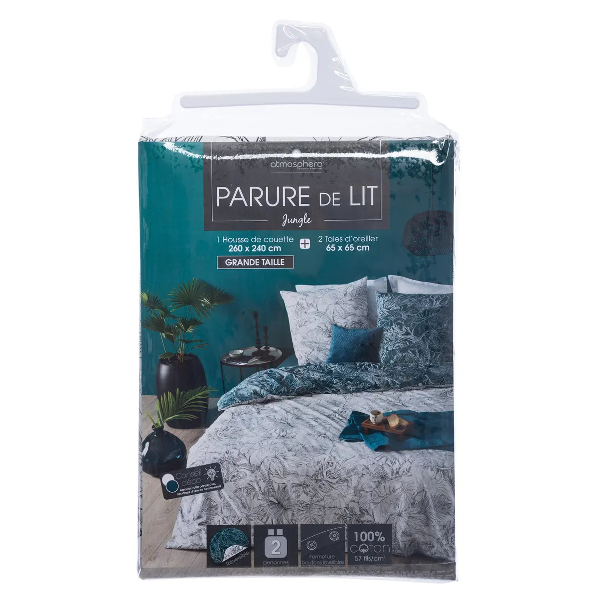 Спално бельо atmosphera Jungle, Памук, 260x240 cm