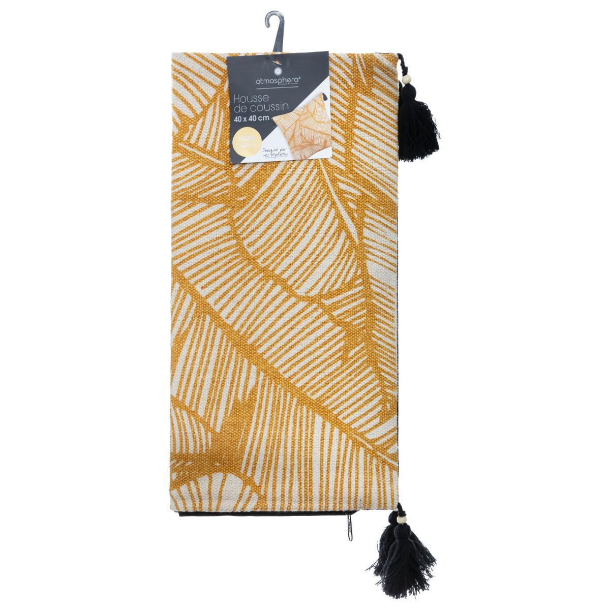 Декоративна калъфка за възглавница atmosphera Tropic, 40x40 cm