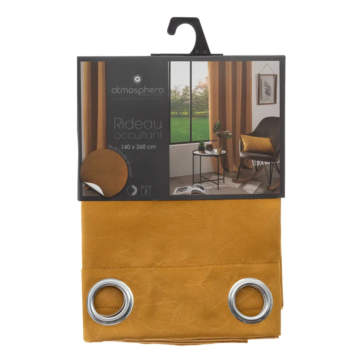 Блекаут завеса atmosphera Leaf, 140x260 cm