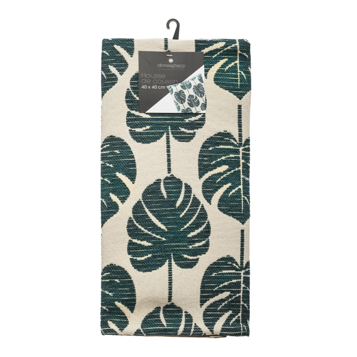 Декоративна калъфка за възглавница atmosphera Leaves, 40x40 cm