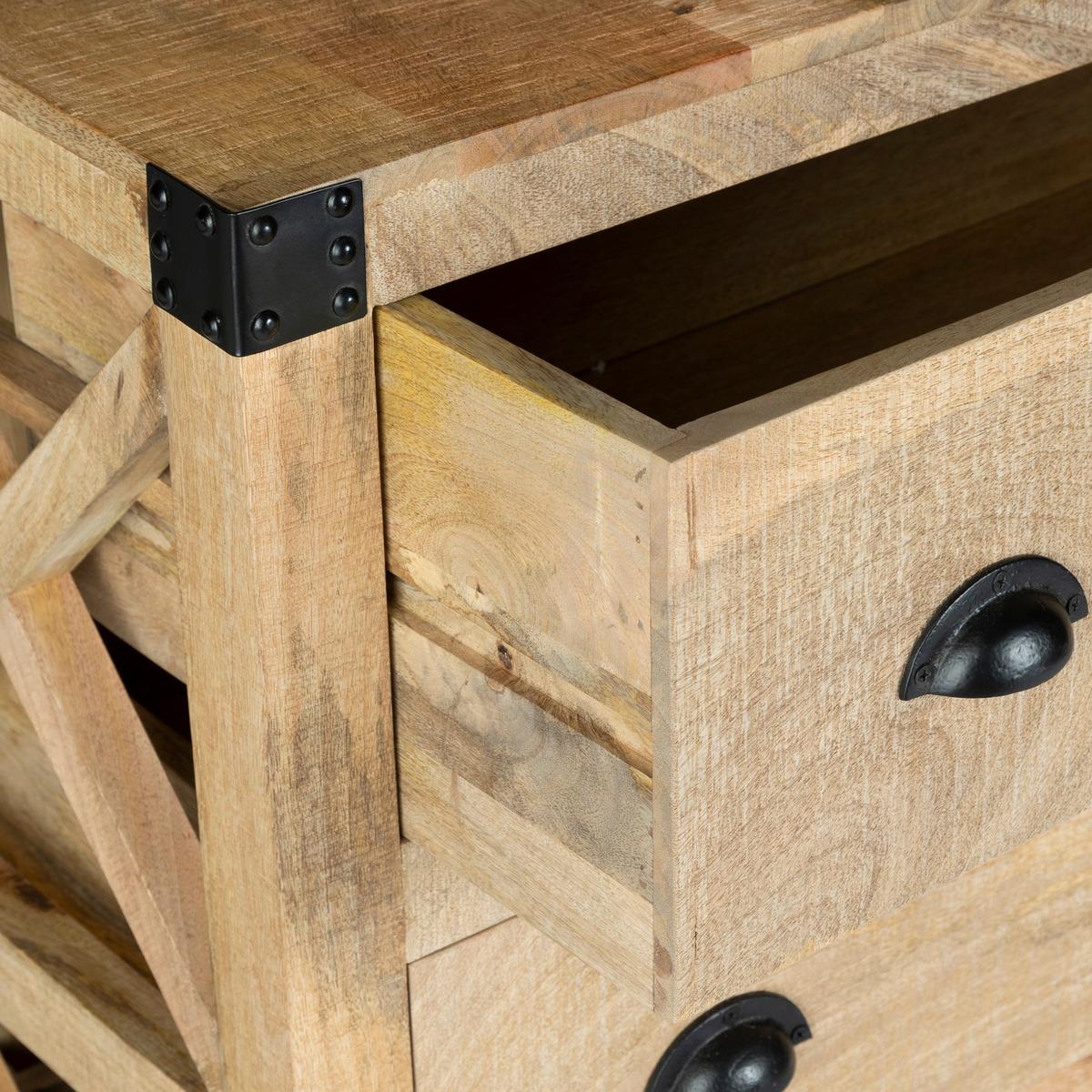 Скрин atmosphera Silas, 6 чекмеджета, 150x40 cm