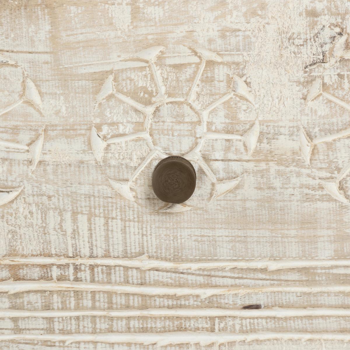 Скрин atmosphera Ajay, 6 чекмеджета, Мангово дърво