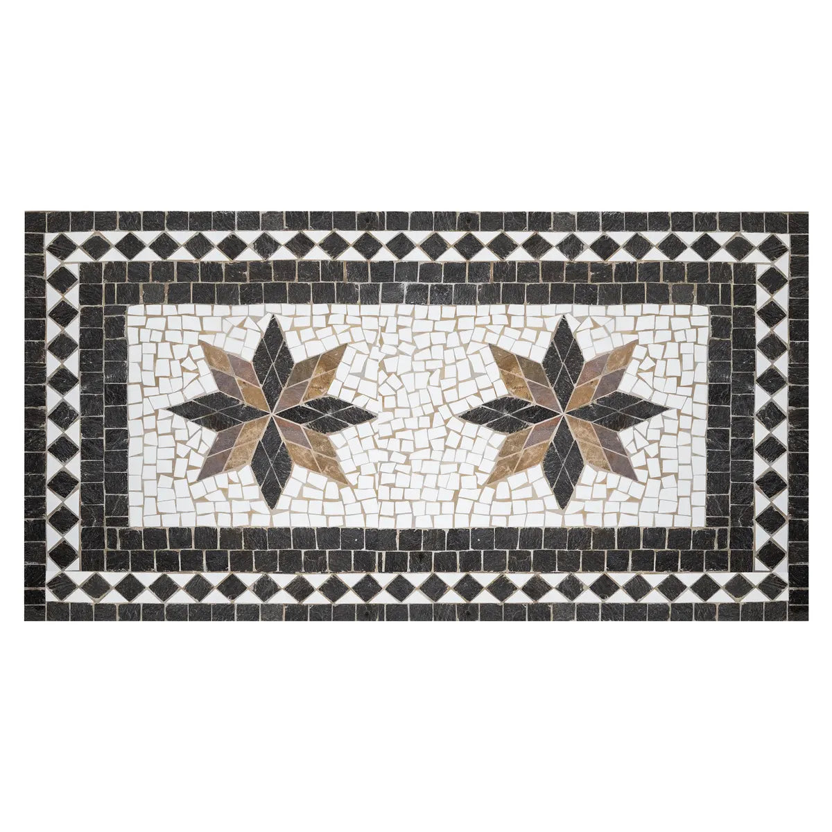 Трапезна маса Kipos, 160x90 cm, Камък мозайка