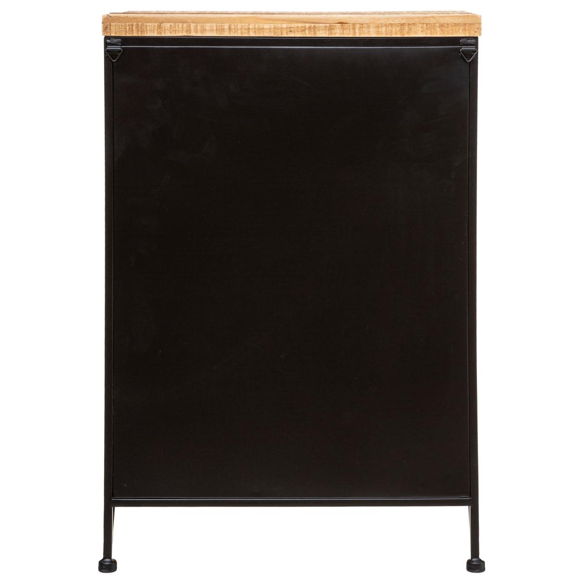 Нощно шкафче atmosphera Cierna, 64 cm, Черен