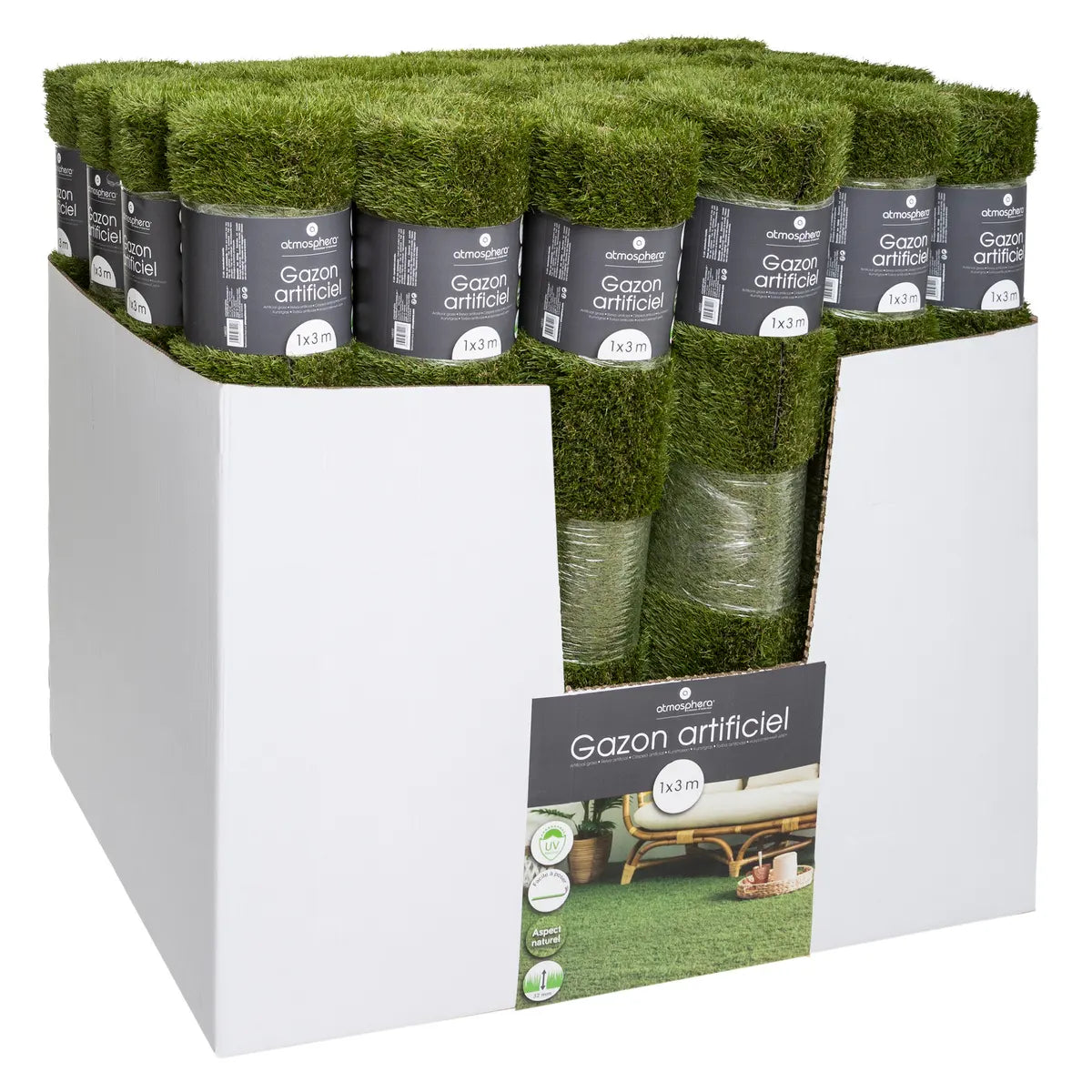 Изкуствено растение atmosphera Premium Artificial Grass, 300x100 cm