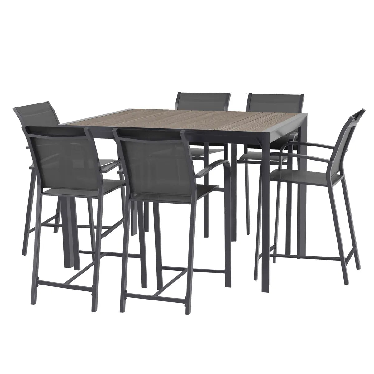 Градинска висока маса Hesperide Evasion, Натурал, 8 места