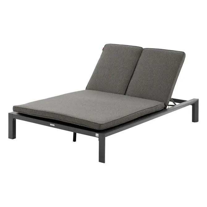 Двоен алуминиев шезлонг Hesperide Evasion, Графит