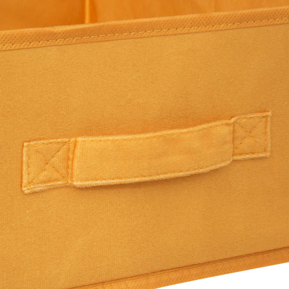 Кутия за съхранение 5five Mix & Modul, Кадифе, Жълта, 31x15 cm