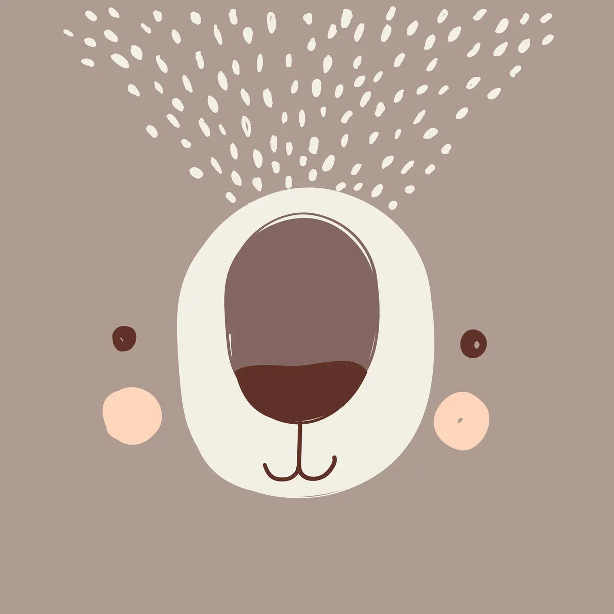 Детско двулицево спално бельо atmosphera Bear, 140x200 cm, Памук