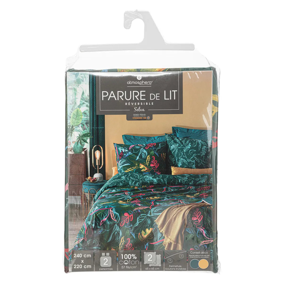 Спално бельо atmosphera Selva, 240x220 cm, Памук