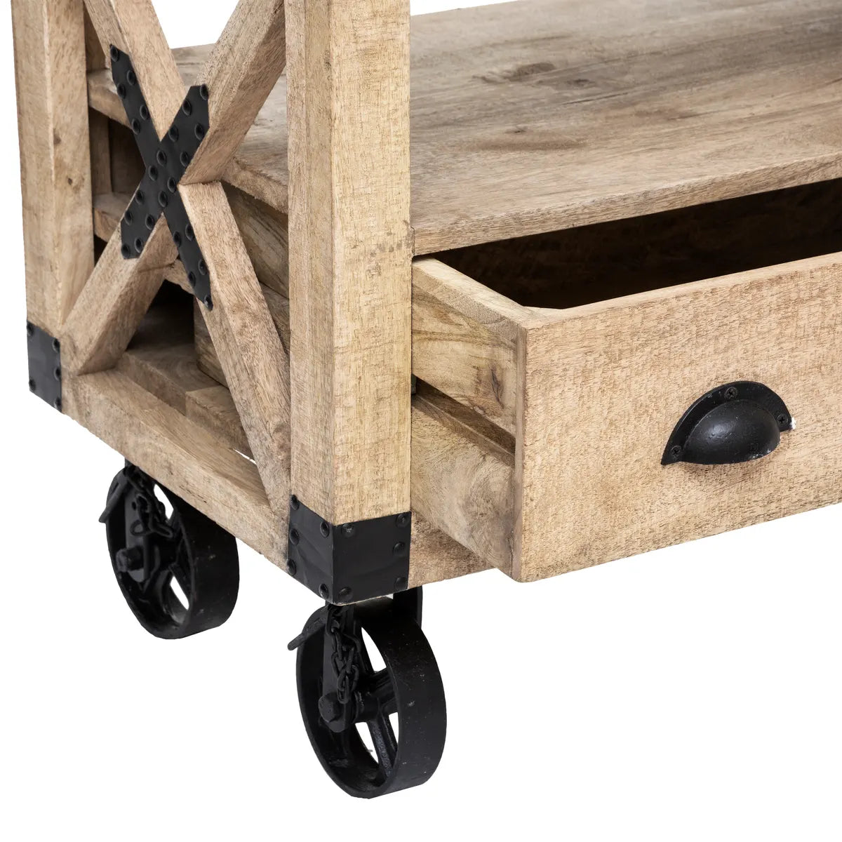 ТВ шкаф atmosphera Silas, 140x40x58,5 cm, Мангово дърво