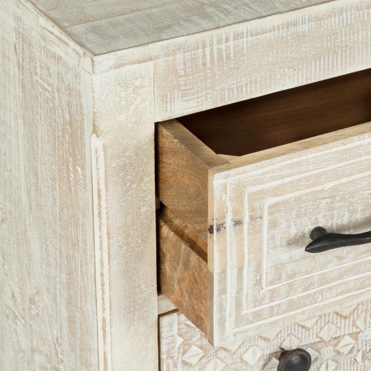 Скрин atmosphera Ajay, 12 чекмеджета, Мангово дърво