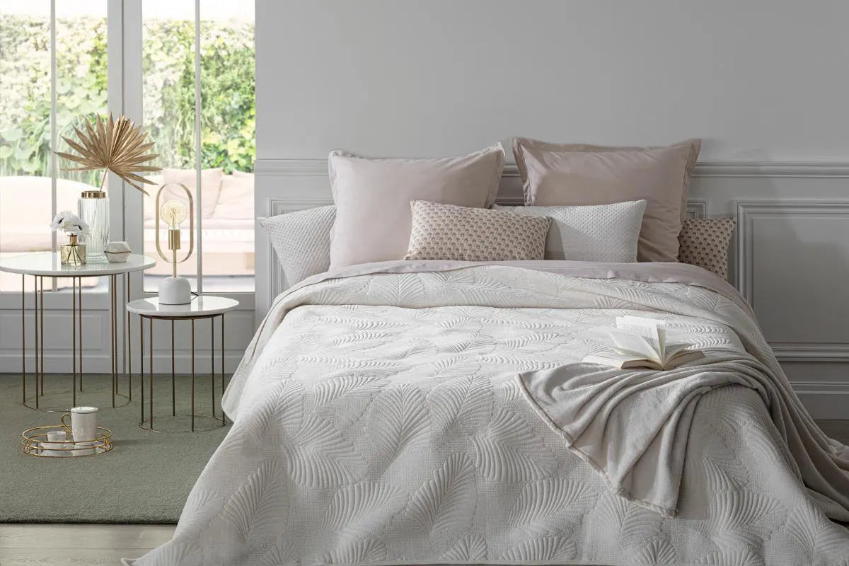 Шалте atmosphera Leaf, Кадифе, 240x260 cm