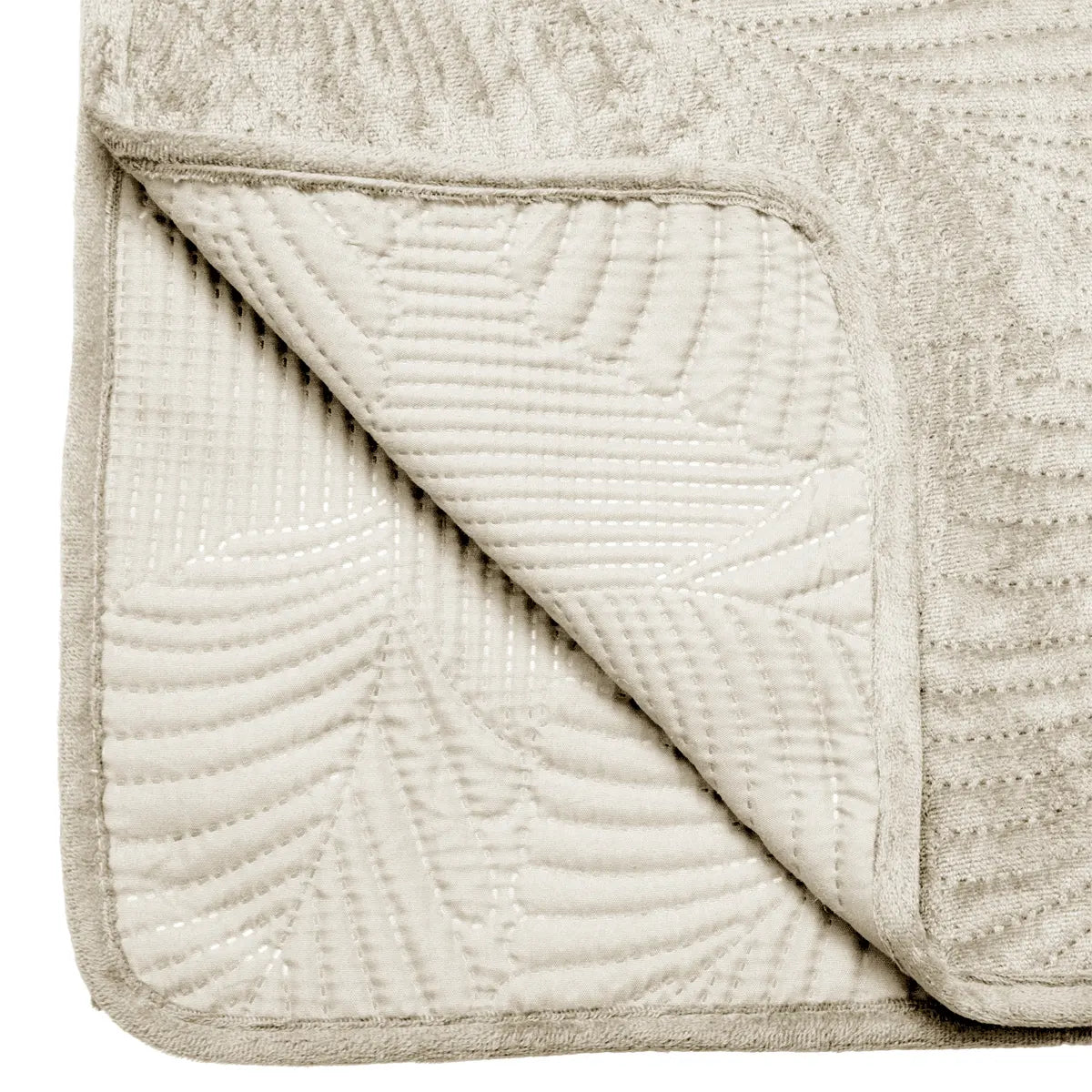 Шалте atmosphera Leaf, Кадифе, 240x260 cm