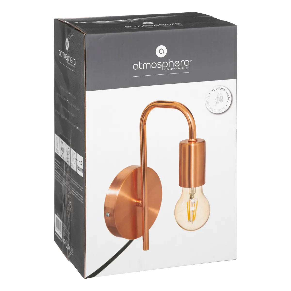 Лампа за стена atmosphera Keli, 17 cm